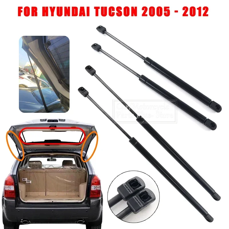 Window Lock Bar - 2/4x Kofferbak Achterklep Boot Achterruit Glas