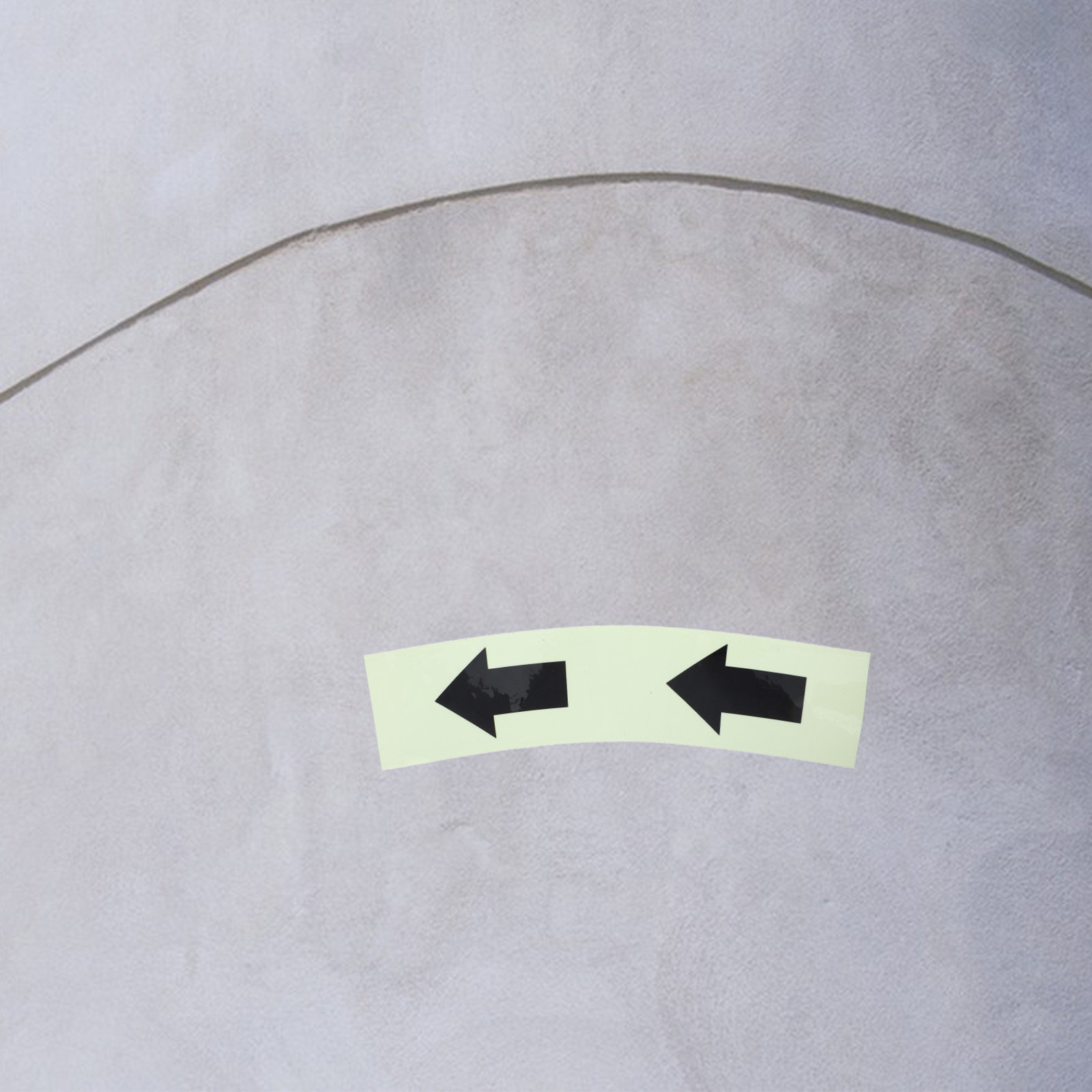 Emergency Exit Sign - 1 rol Glow in Dark reflecterende
