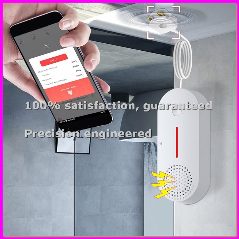Water Alarm Sensor - Waterdetectoralarm, slimme watersensor, 100dB waterdetectoralarm met