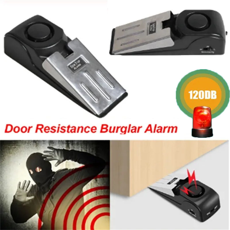 Door Stop Alarm - 120db Draadloze Deurstopalarmblokkering Blokkeersysteem Deurblokkering Thuisreis