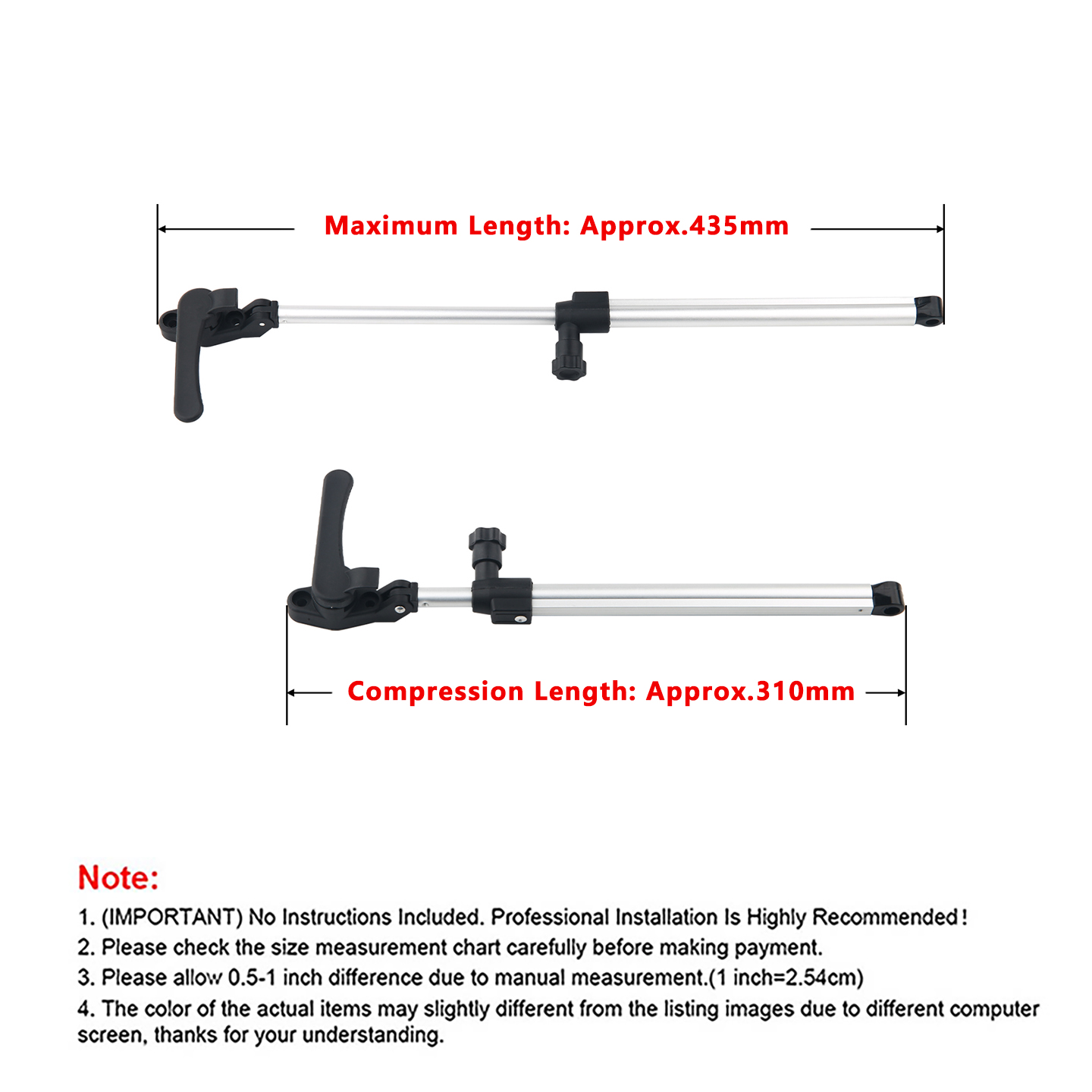 2 Stuks RV Raam Ondersteuning  - Window Lock Bar recensie en prijs
