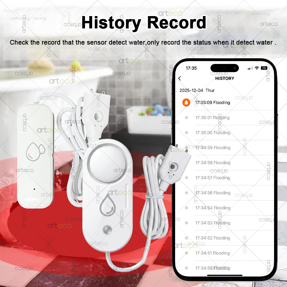 Zigbee Waterleksensor Overstro - Water Alarm Sensor recensie en prijs