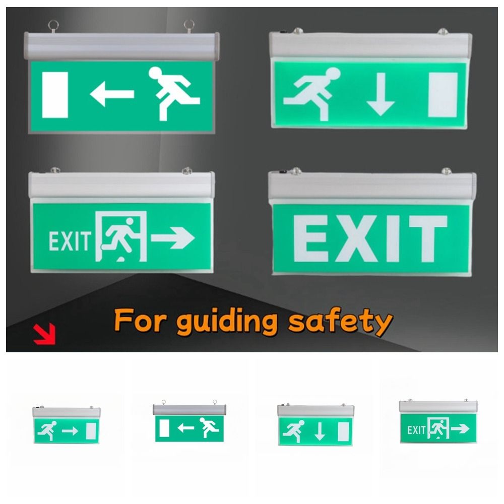 Commerciële LED noodverlichtin - Emergency Exit Sign recensie en prijs