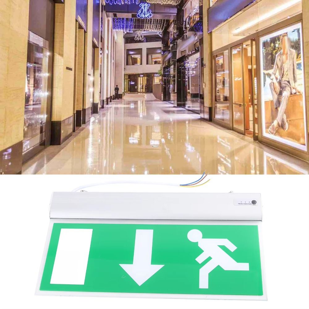 Commerciële LED noodverlichtin - Emergency Exit Sign recensie en prijs