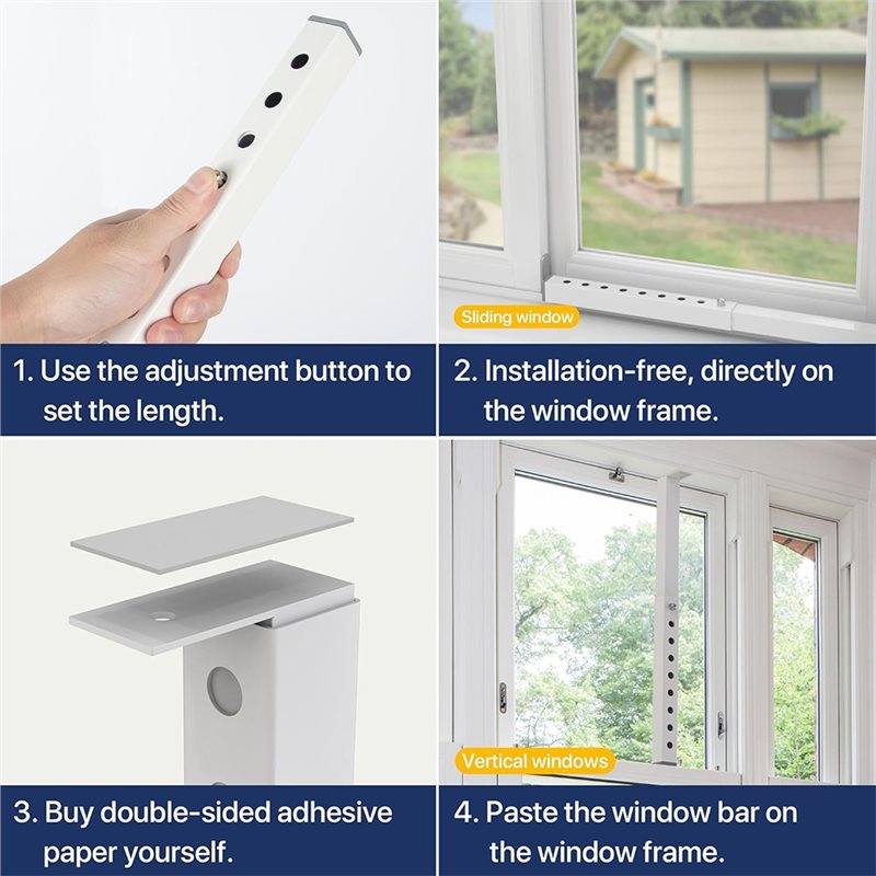 T19C 2 stuks verstelbare raamv - Window Lock Bar recensie en prijs