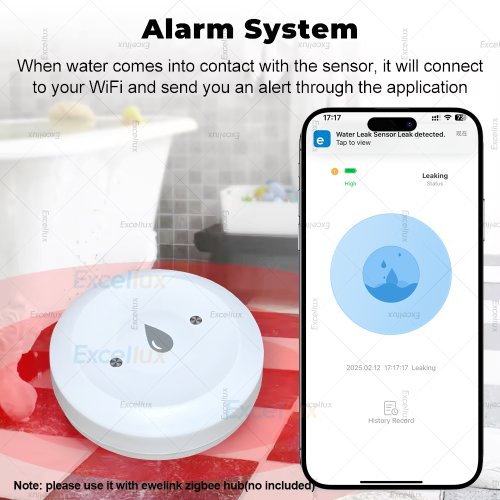 Ewelink Zigbee 3.0 Watersensor - Water Alarm Sensor recensie en prijs