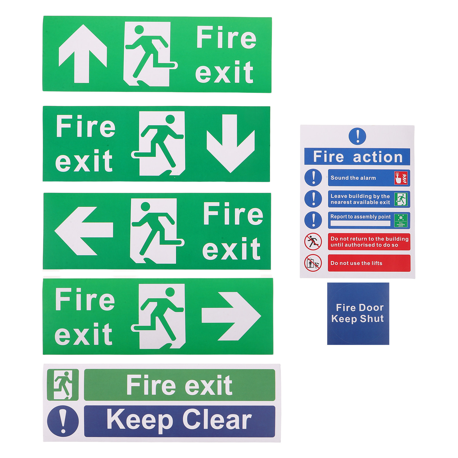 21 stuks nooduitgangsborden vo - Emergency Exit Sign recensie en prijs