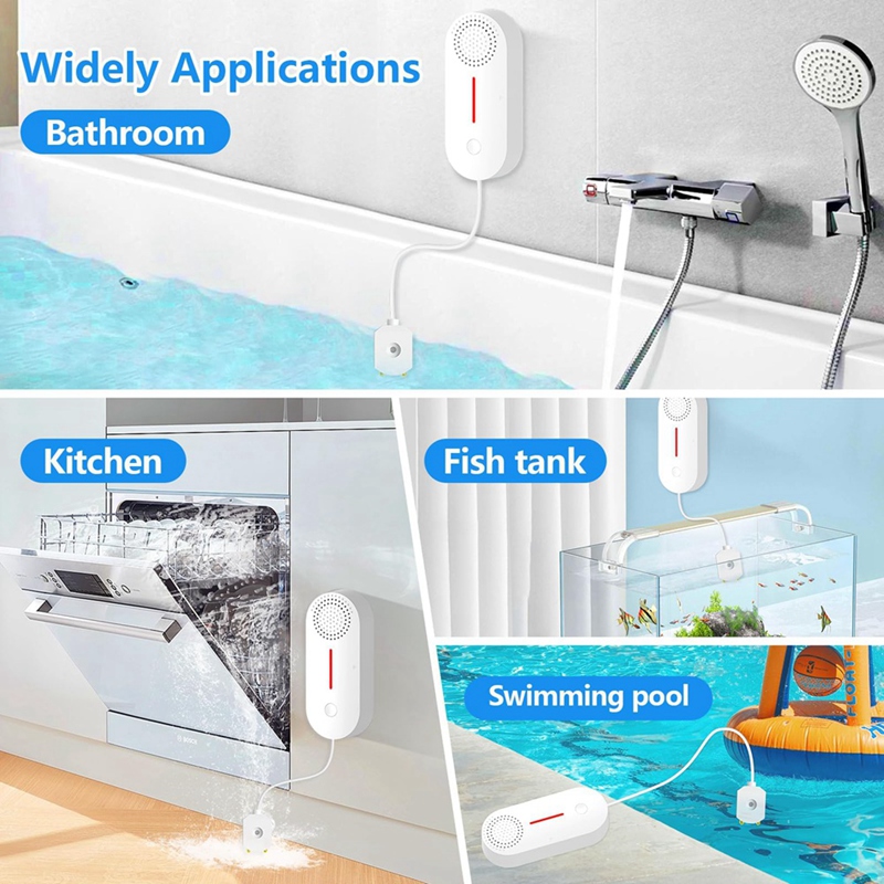 Waterdetectoralarm, slimme wat - Water Alarm Sensor recensie en prijs