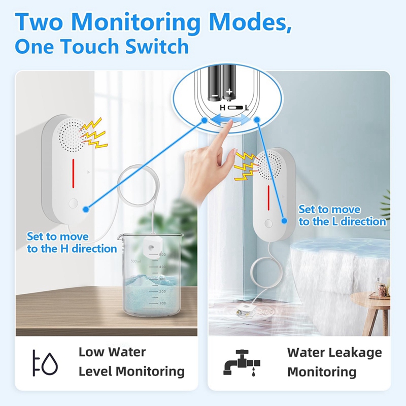Waterdetectoralarm, slimme wat - Water Alarm Sensor recensie en prijs
