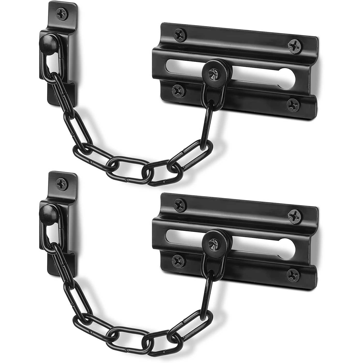 2-pack deurkettingslot zwart,  - Security Chain Door recensie en prijs