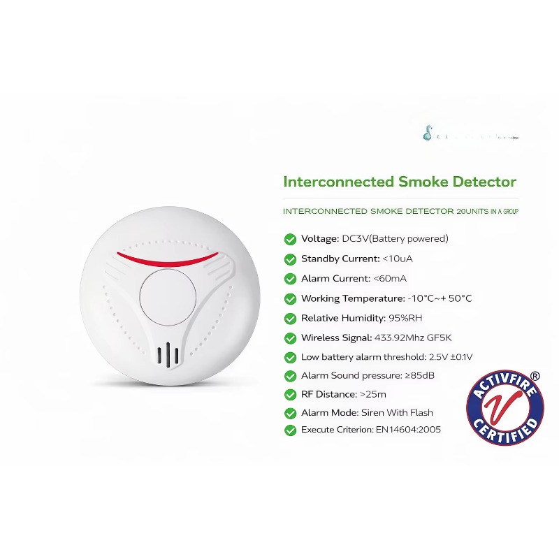 Activfire AU Standaard AS3786  - Smoke Detector Interconnected recensie en prijs
