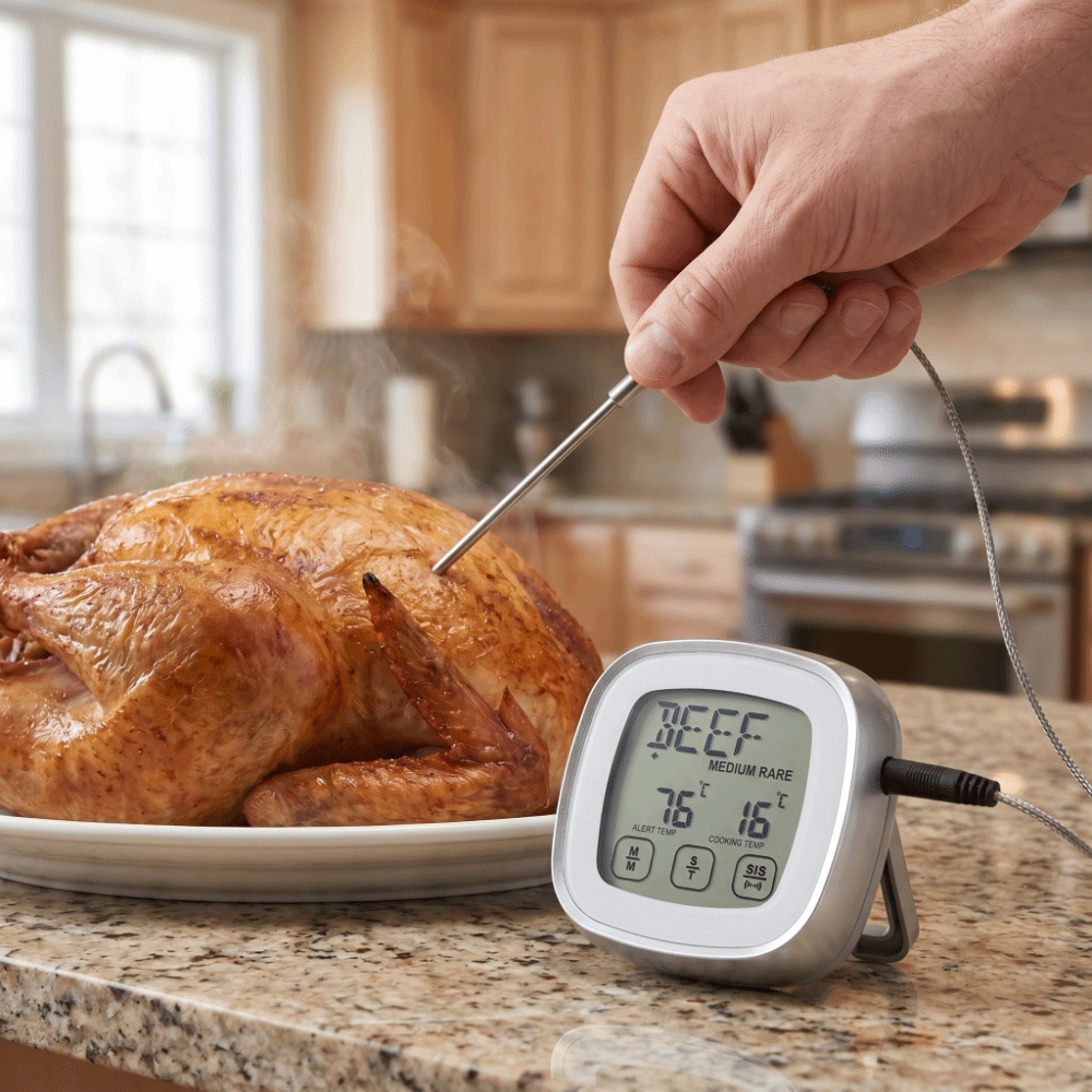 Digitaal vleesthermometer met  - Pool Alarm Float recensie en prijs