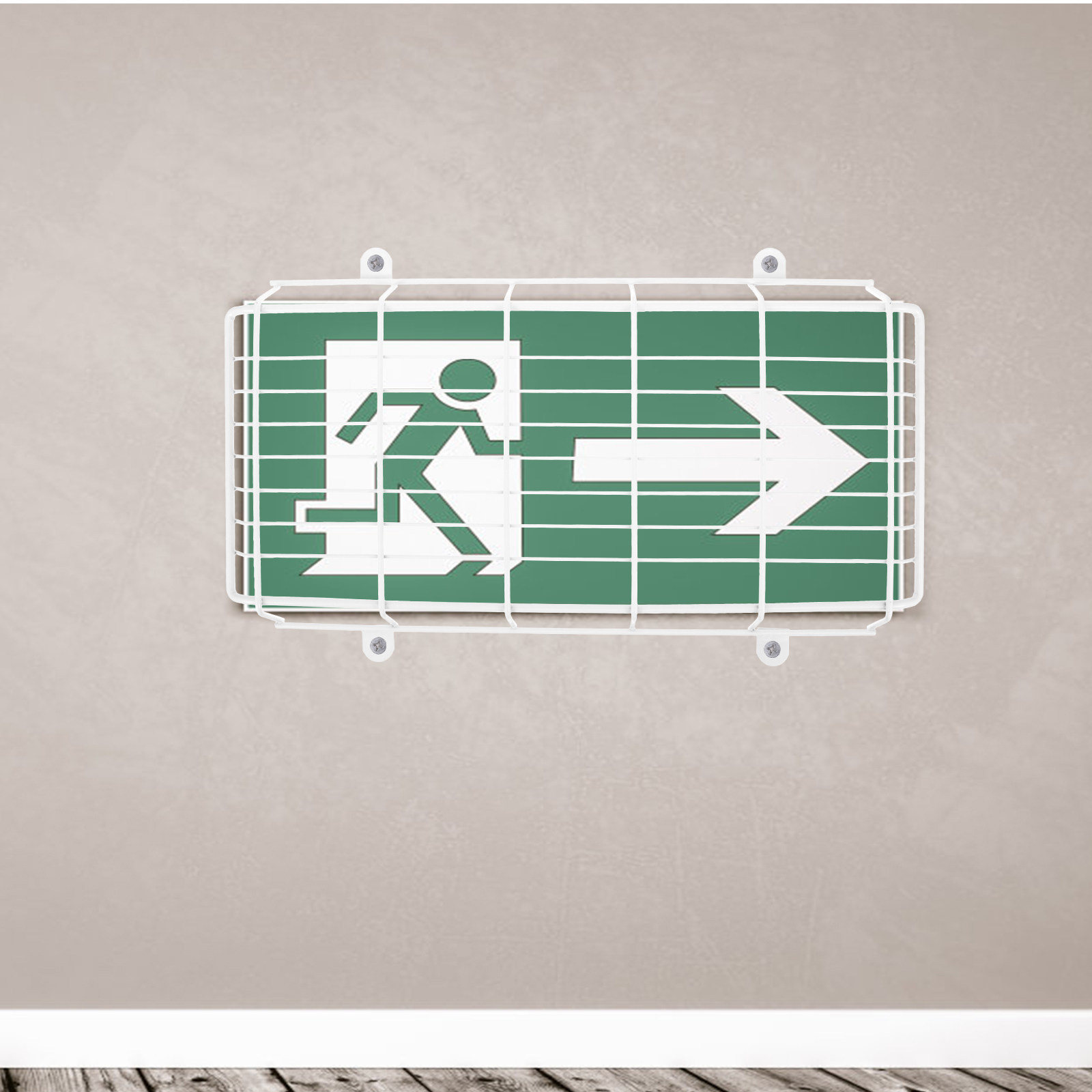 Roestvrijstalen veiligheidsuit - Emergency Exit Sign recensie en prijs